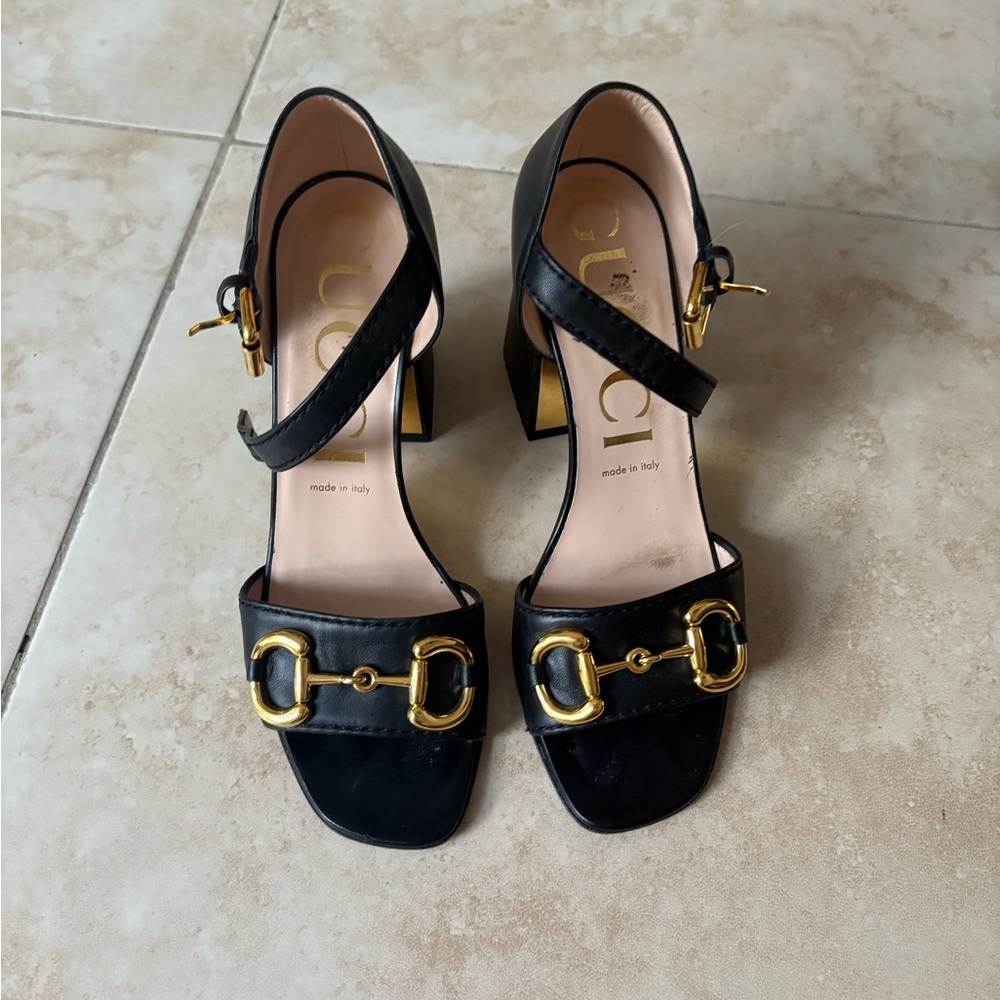 like new Gucci marmont heels sandals size 39 - Picture 7 of 8